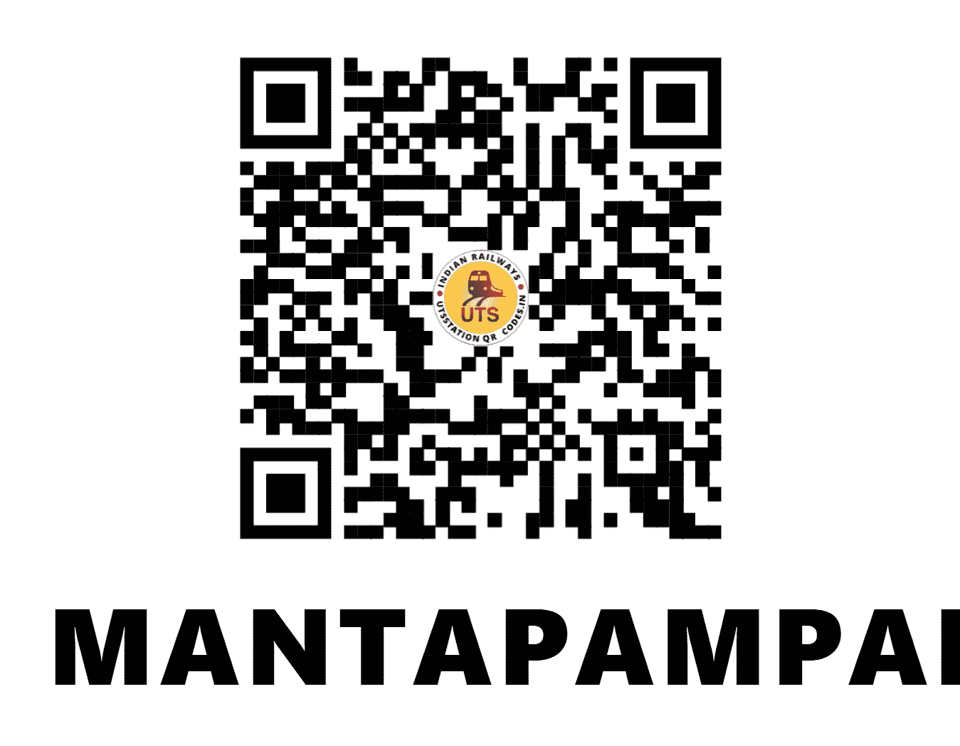 UTS QR Code for MANTAPAMPALLE - MMPL - SC (ANDHRA PRADESH)